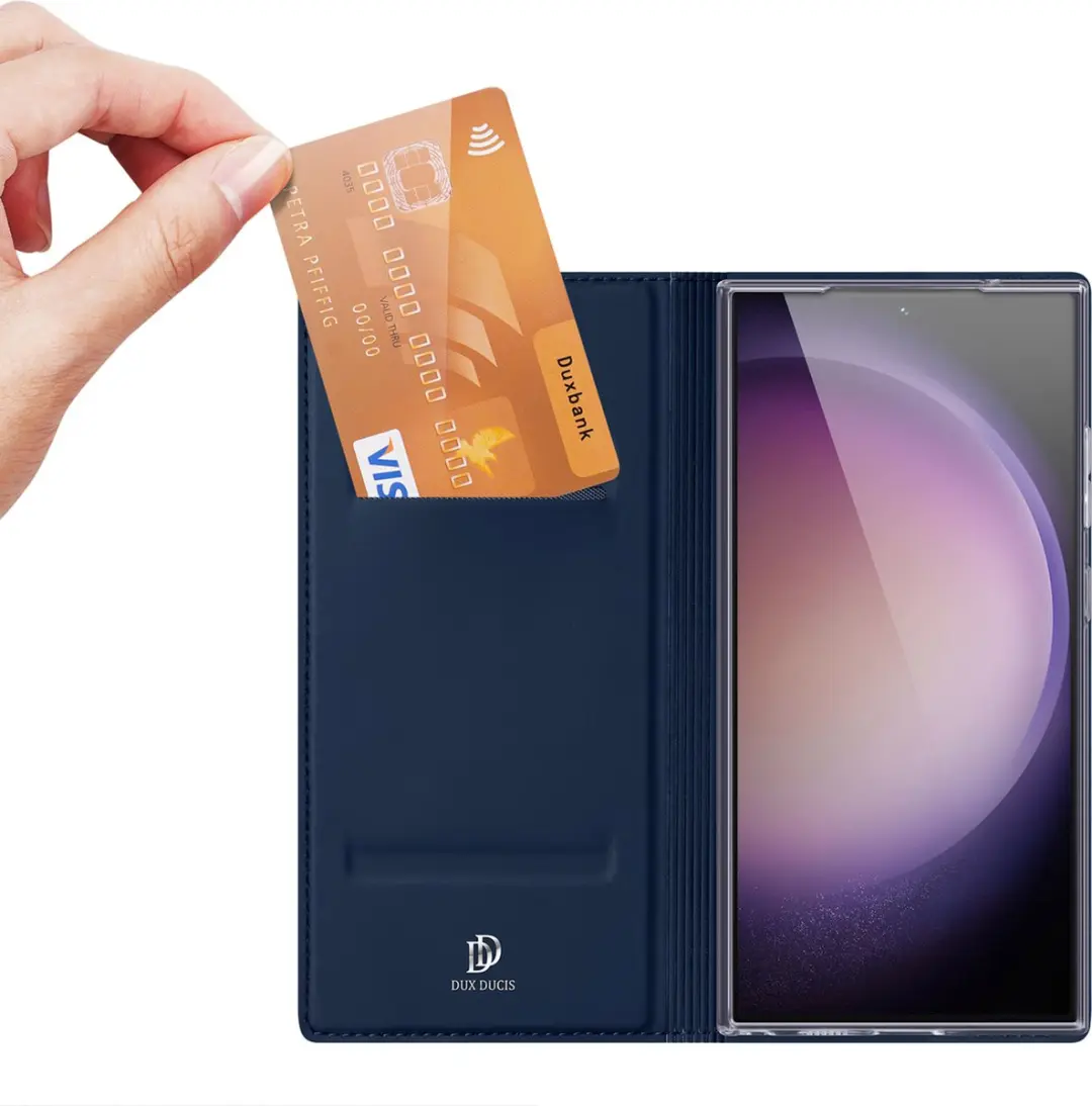 Dux Ducis Telefoonhoesje SH00069658 Samsung Galaxy S24 Ultra - Donkerblauw
