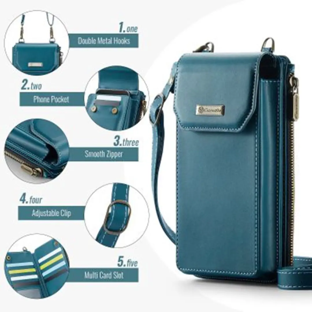 Caseme Me40 Crossbody Telefoontasje - Groen