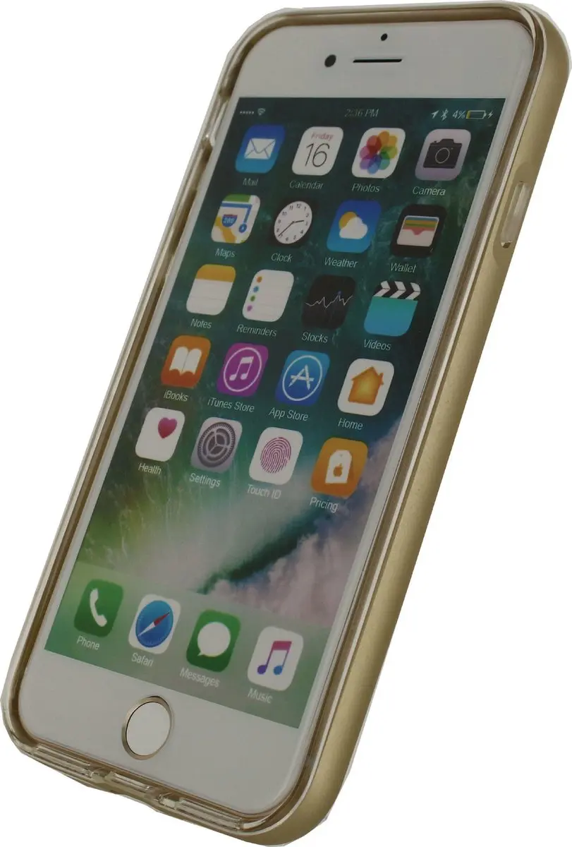 Mobilize Gelly Plus Serie MOB-GPCC-IPH7 iPhone SE (2020) Hoesje - Goud