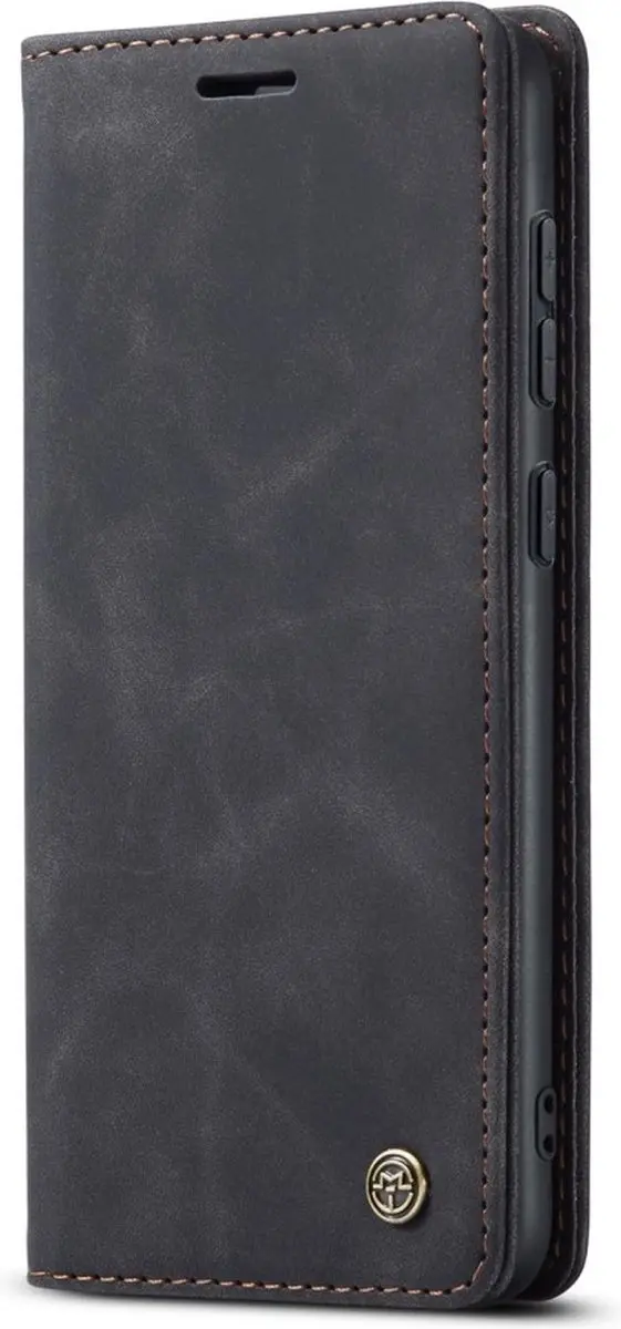 Caseme 013 Book Case Hoesje Samsung Galaxy S25 Plus - Zwart