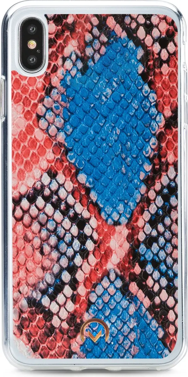Mobilize Gelly Velvet iPhone X Telefoonhoesje - Rood - 4 Pasjes