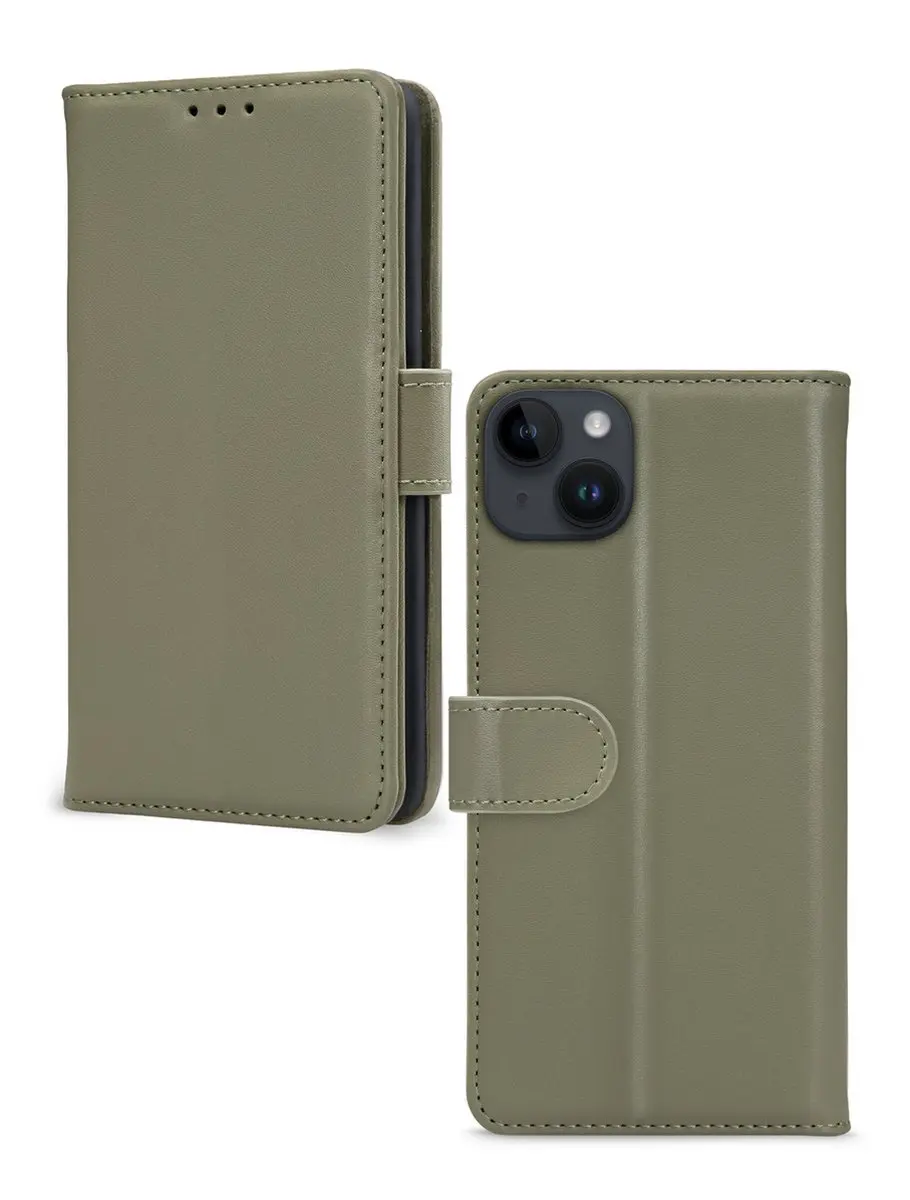Mobilize Premium Gelly Wallet Bookcase iPhone 14 Plus - Groen - afbeelding 6 van 6