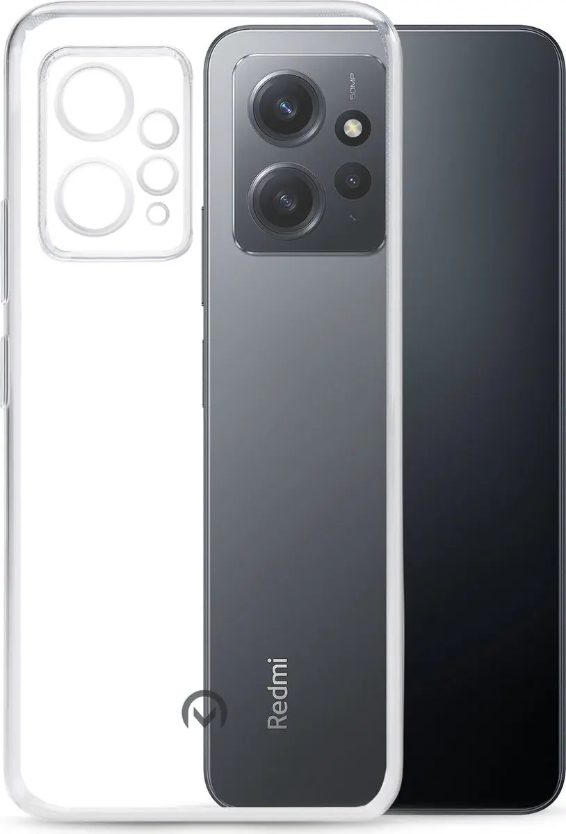 Mobilize Hoesje Redmi Note 12 - Transparant TPU - MOB-GCC-NOTE124G