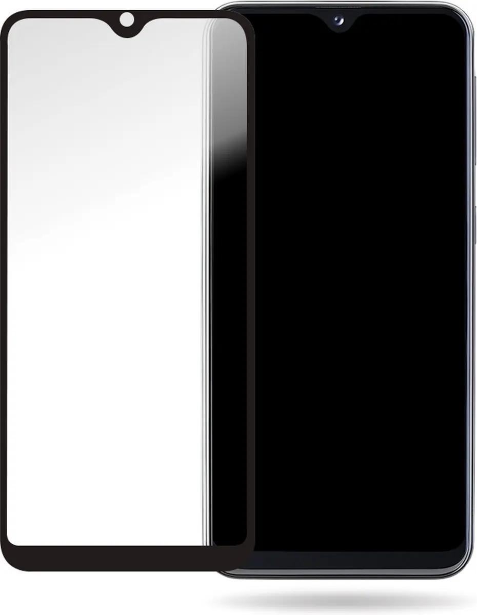 Mobilize Samsung Galaxy A20e Glazen Screenprotector - Zwart