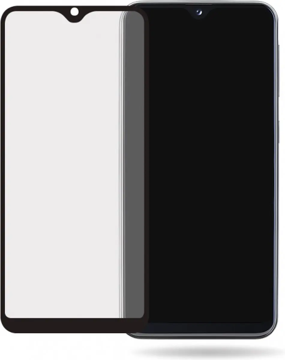 Mobilize Samsung Galaxy A20e Glazen Screenprotector - Zwart