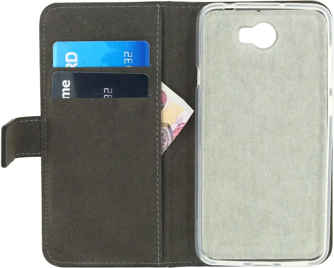 Mobilize Classic Gelly Wallet Bookcase Portemonnee Huawei Y5II - MOB-GWBCB-Y5II Zwart