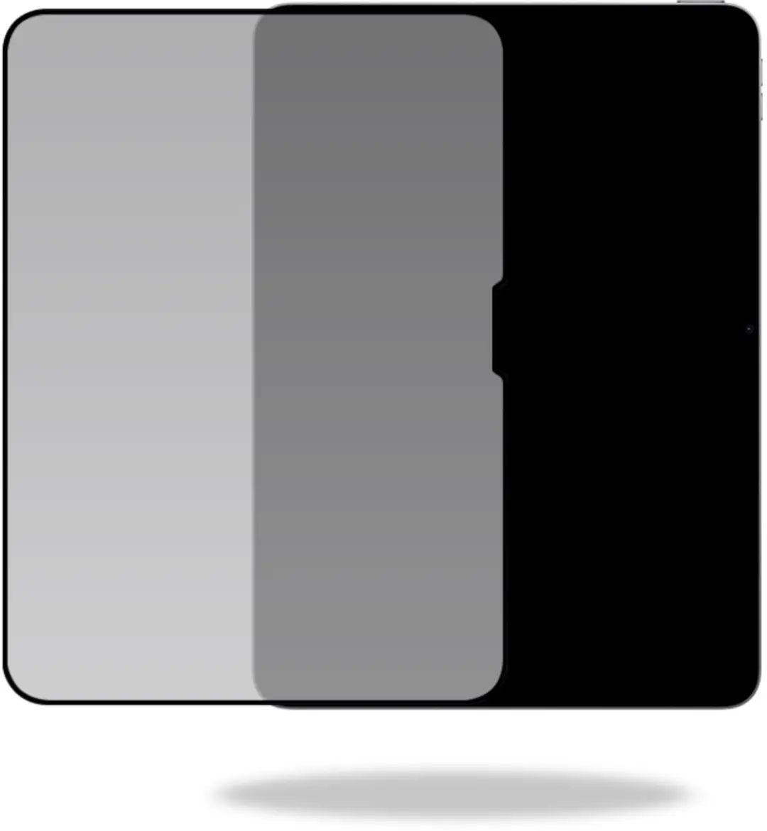 Mobilize iPad Air 11 (2024) Glazen Screenprotector Privacy - Zwart