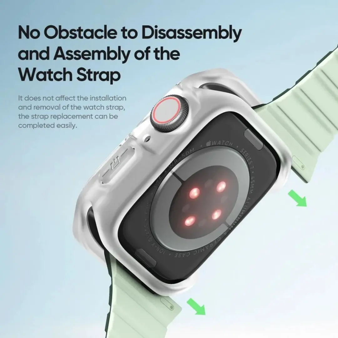 Dux Ducis Tamo Hoesje Apple Watch 10/11 46mm - Wit