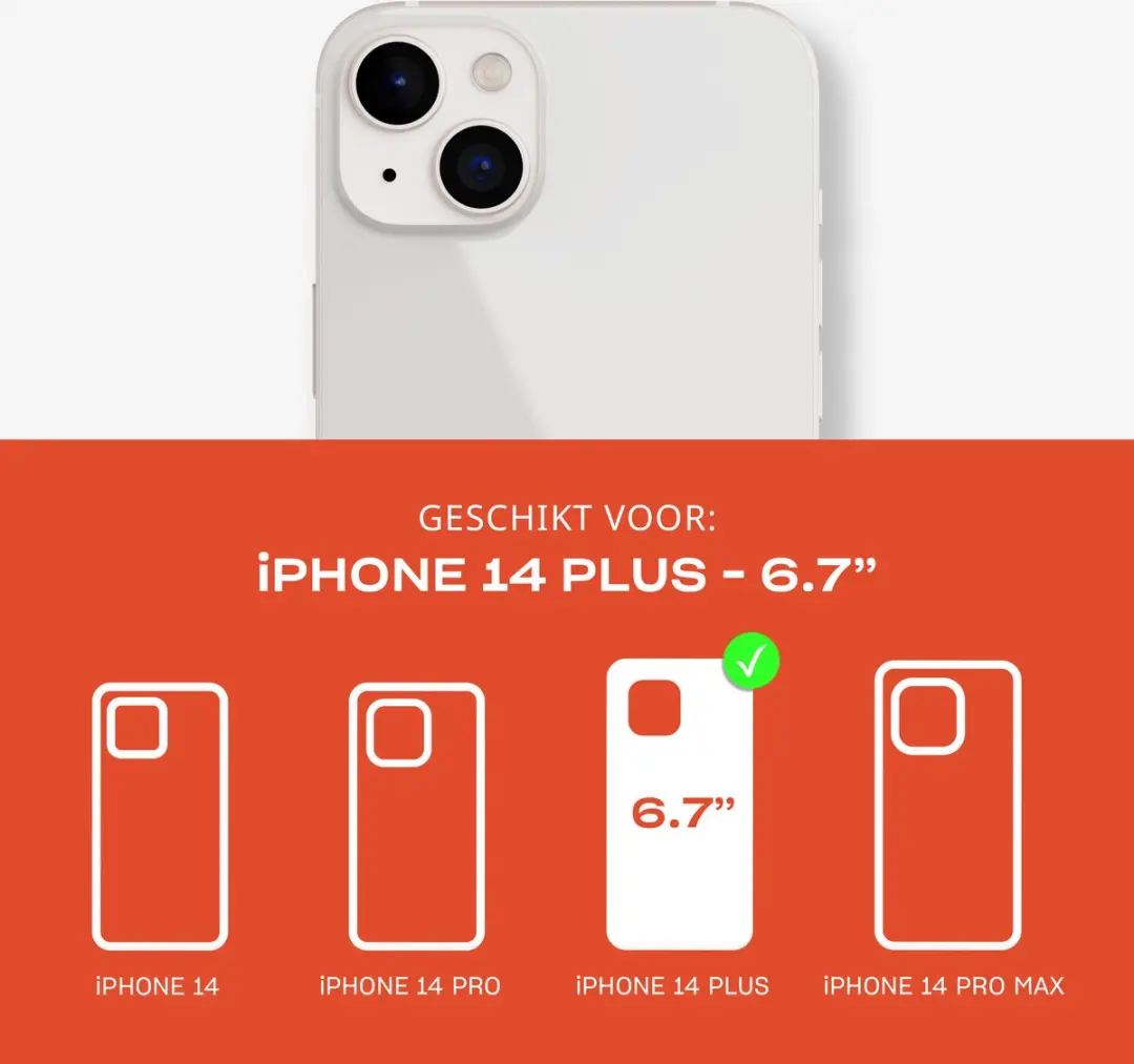 Tech21 Evo Lite iPhone 14 Plus Hoesje T21-9642 - Blauw