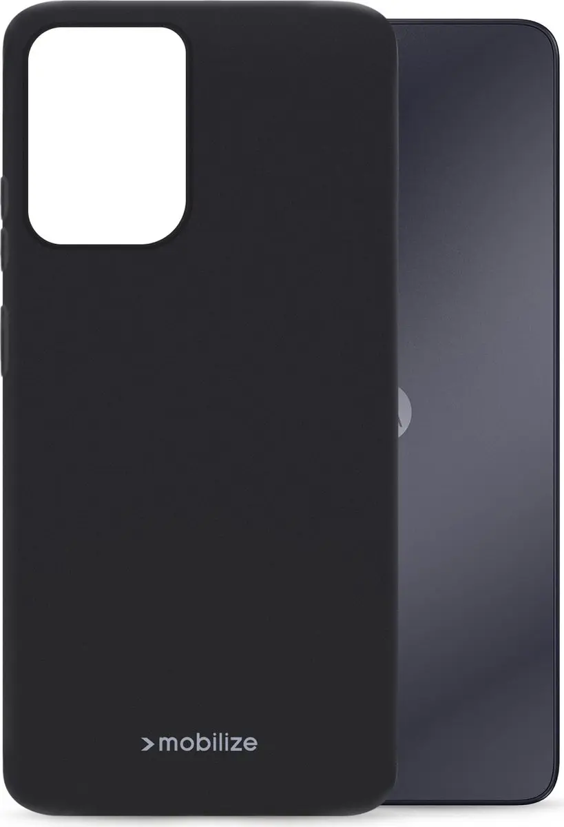 Mobilize Moto G04 Hoesje TPU - Zwart MOB-RGCMB-MOTOG04