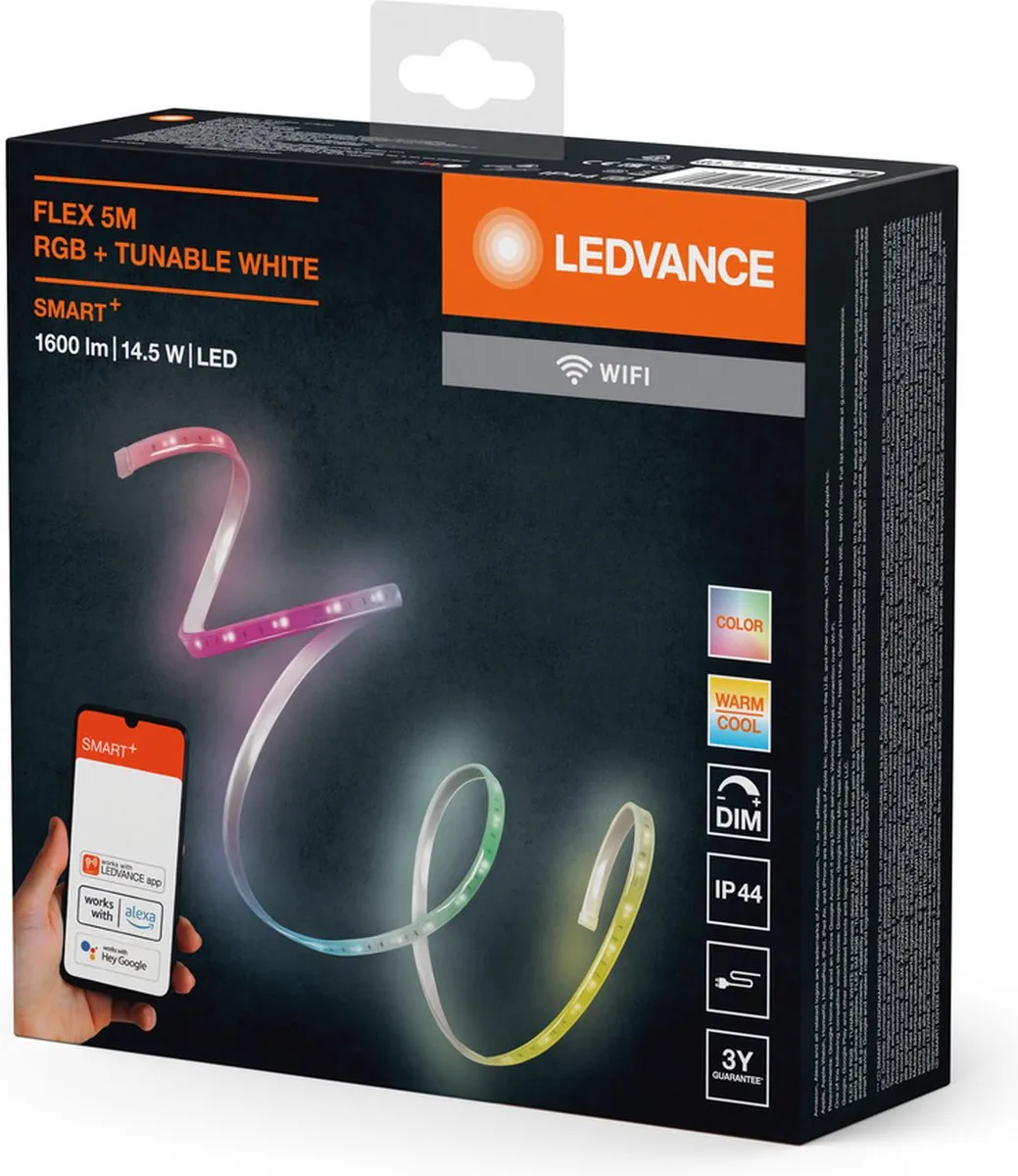 LEDVANCE SMART+ WiFi Flex Outd 5M LED Strip - 14W 850lm Wit