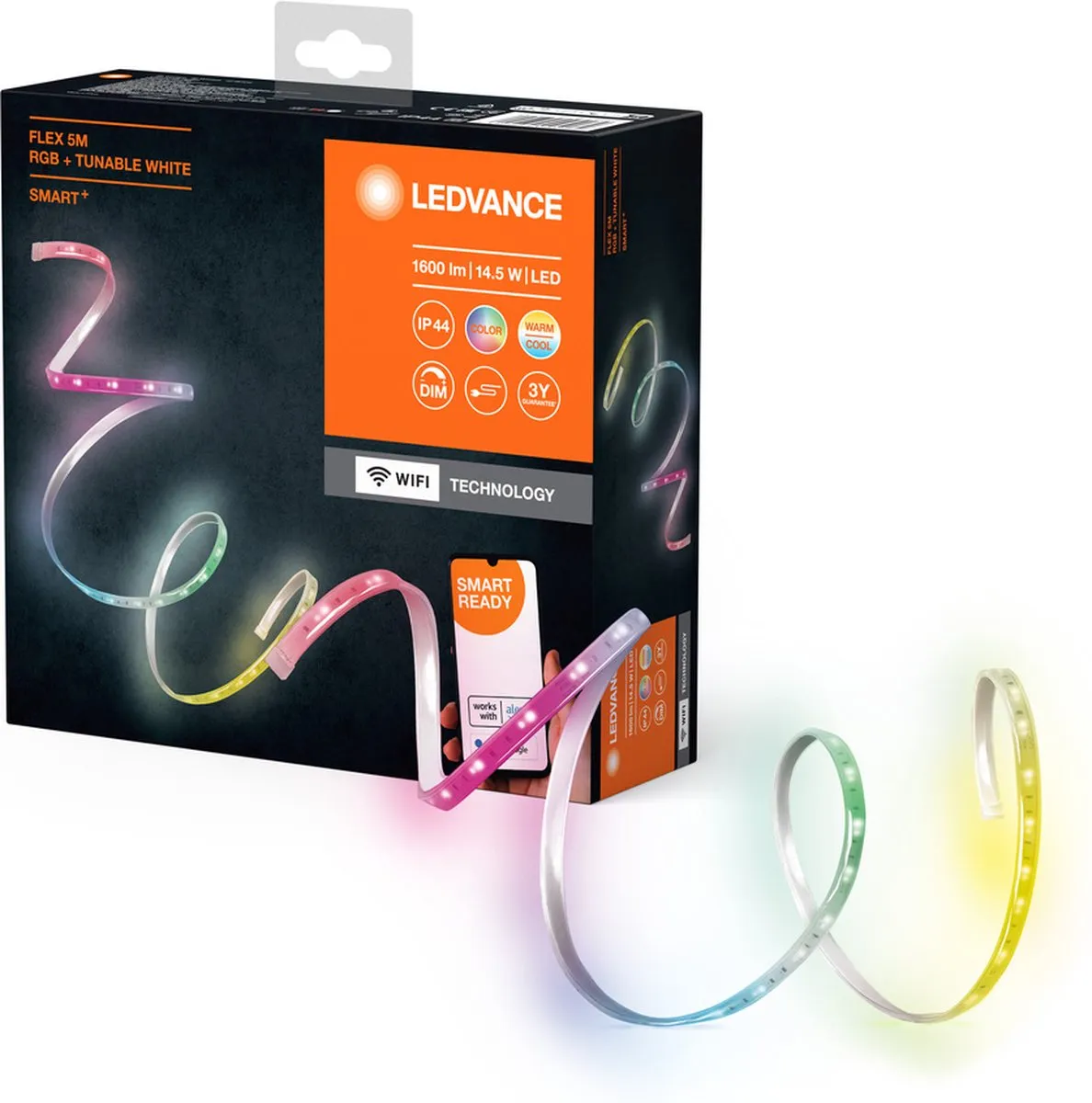 LEDVANCE SMART+ WiFi Flex Outd 5M LED Strip - 14W 850lm Wit
