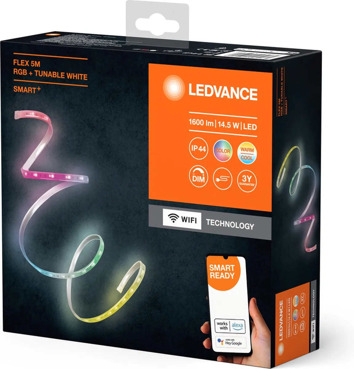 LEDVANCE SMART+ WiFi Flex Outd 5M LED Strip - 14W 850lm Wit