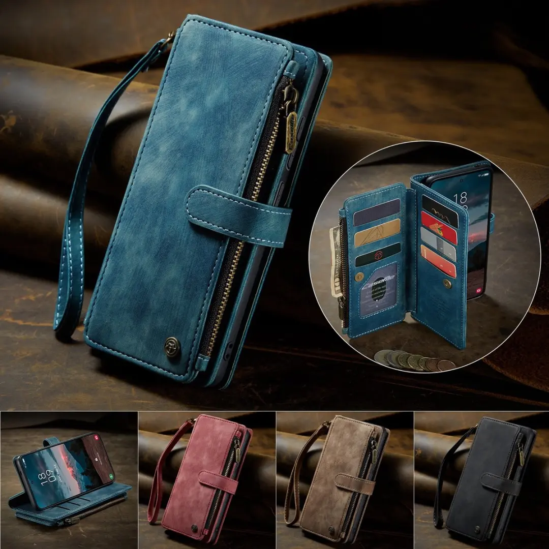 Caseme C30 Book Case Hoesje - Samsung Galaxy S26 Plus - Blauw