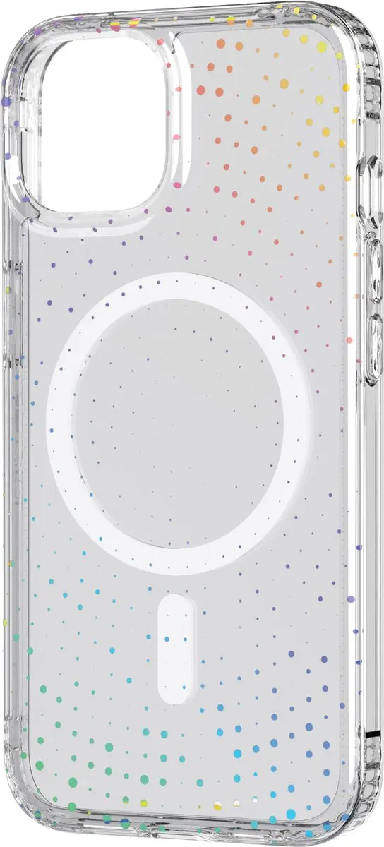 Tech21 Evo Sparkle T21-9671 iPhone 14 Hoesje - Holografisch Glitter - 3,6m Valbestendig