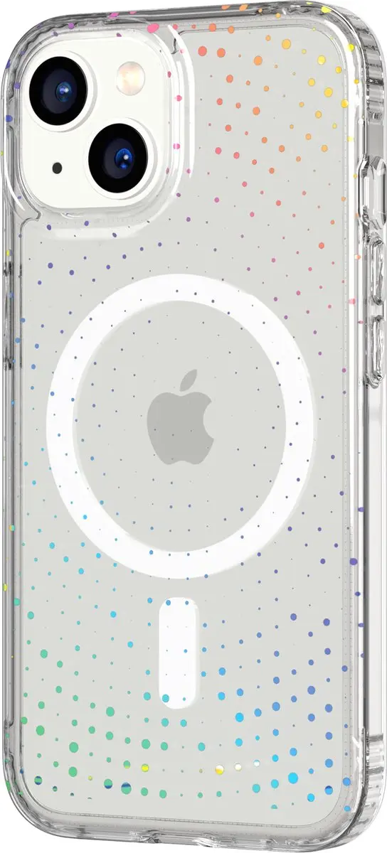 Tech21 Evo Sparkle T21-9671 iPhone 14 Hoesje - Holografisch Glitter - 3,6m Valbestendig