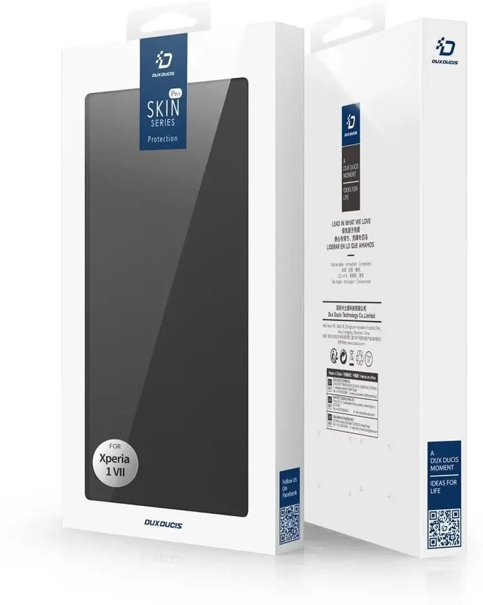 Dux Ducis Skin Pro Hoesje Sony Xperia 1 VII - Zwart