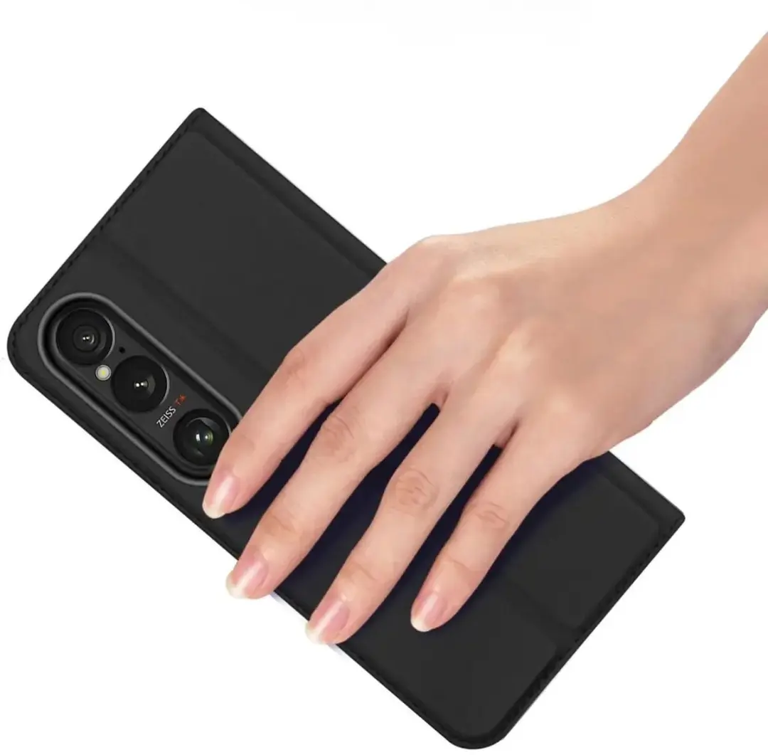Dux Ducis Skin Pro Hoesje Sony Xperia 1 VII - Zwart