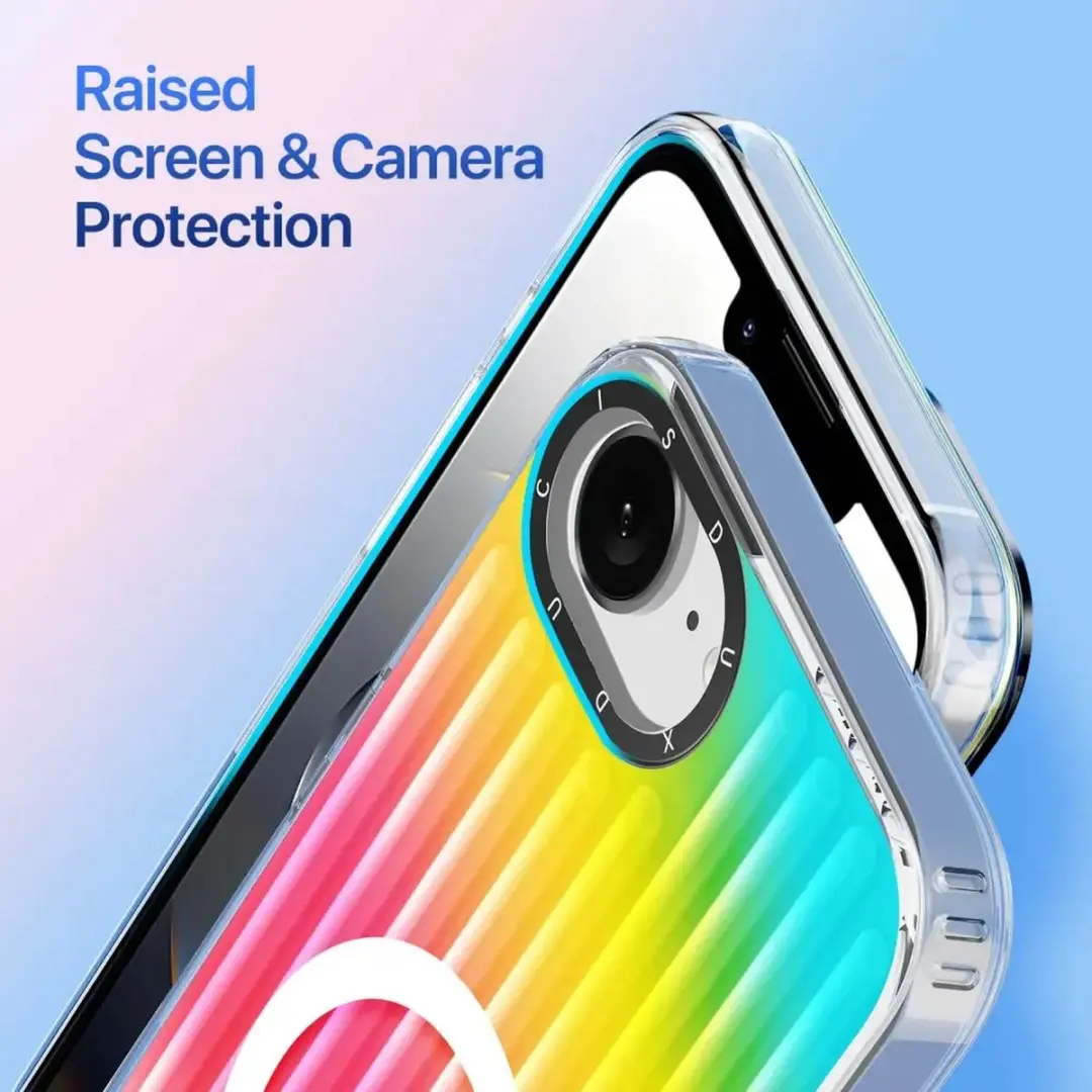 Dux Ducis Zest Serie Regenboog Telefoonhoesje - iPhone 16E MagSafe