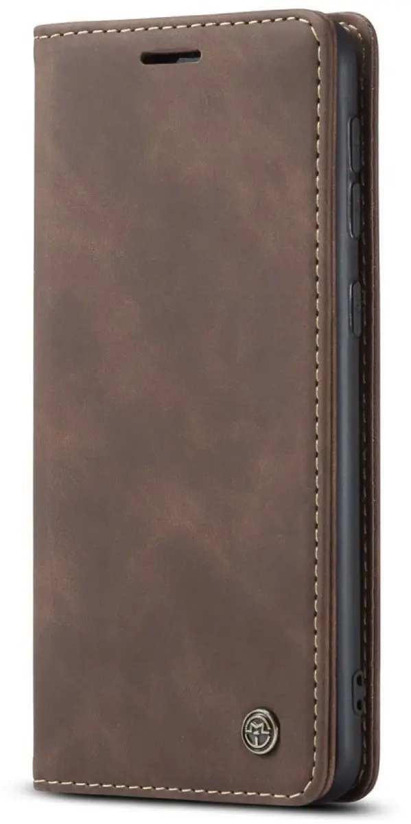Caseme 013 Book Case Hoesje Samsung Galaxy M31 - Donkerbruin