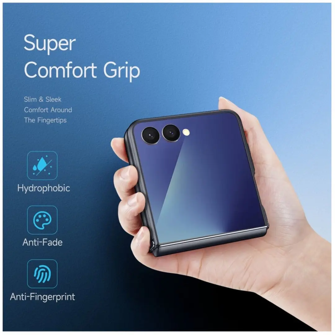 Dux Ducis Aimo Hoesje Samsung Galaxy Z Flip 7 - Matte Zwart
