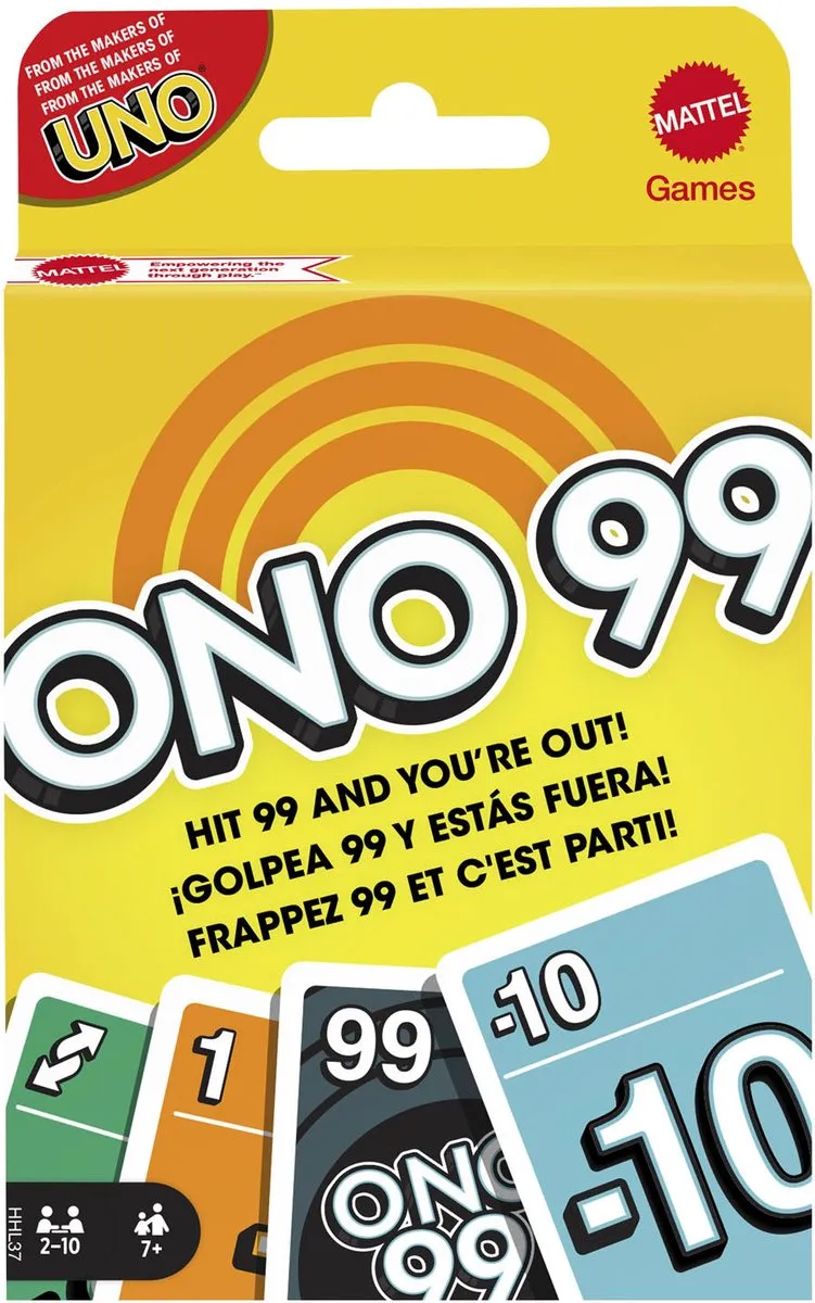 Mattel Games O'NO 99 Kaartspel - 4-5 Spelers