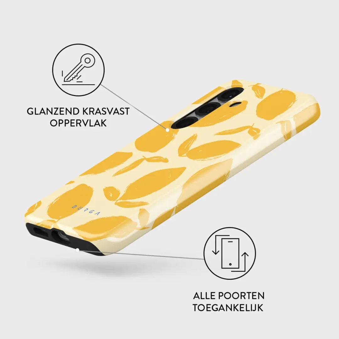 Burga Tough Case Samsung Galaxy S25 - Lemon Tart
