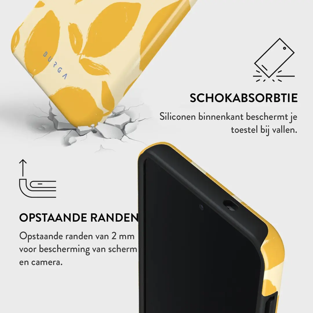 Burga Tough Case Samsung Galaxy S25 - Lemon Tart
