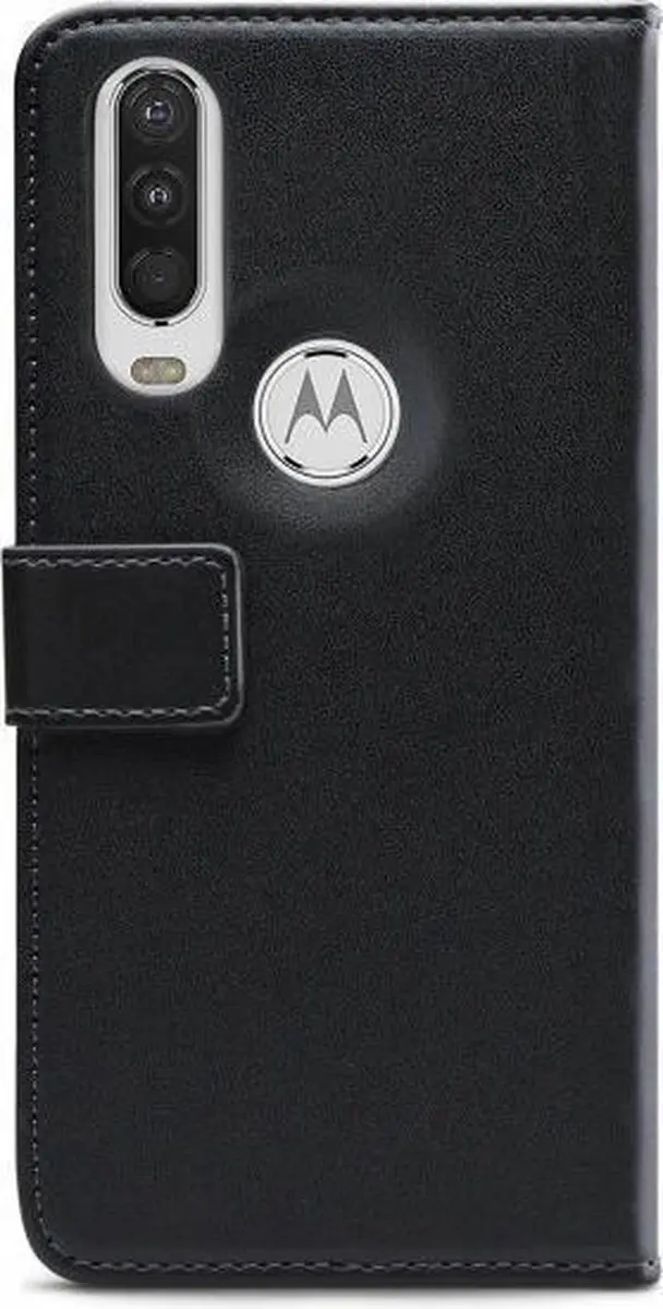 Mobilize Classic Gelly Wallet Bookcase Motorola One Action - MOB-CGWBCB-ONEACTION - Zwart