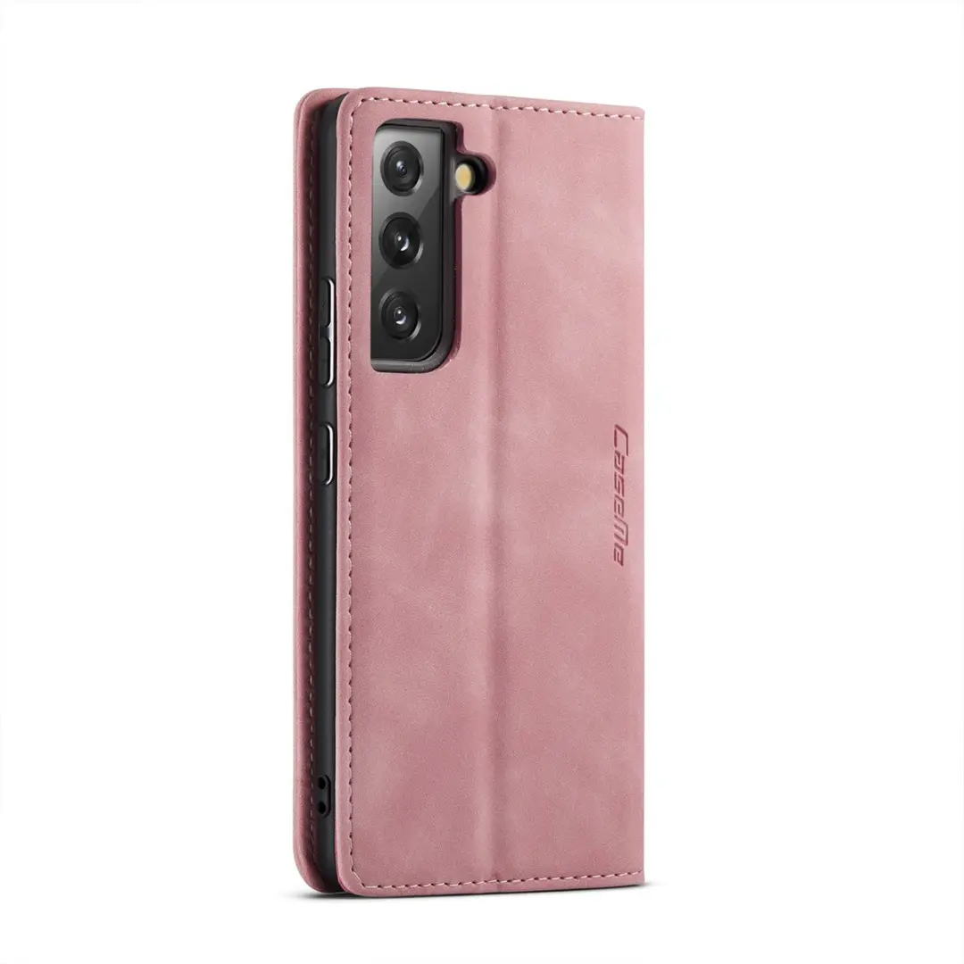 Caseme Hoesje Samsung Galaxy S22 Plus Roze - 2 Pasjes