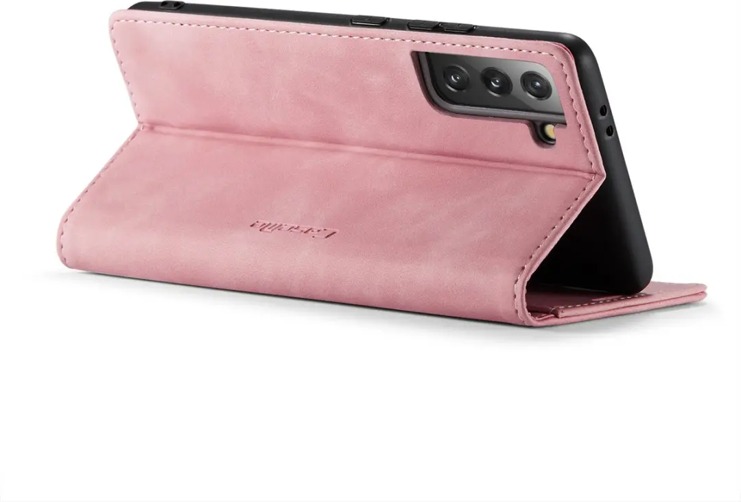 Caseme Hoesje Samsung Galaxy S22 Plus Roze - 2 Pasjes - afbeelding 6 van 6