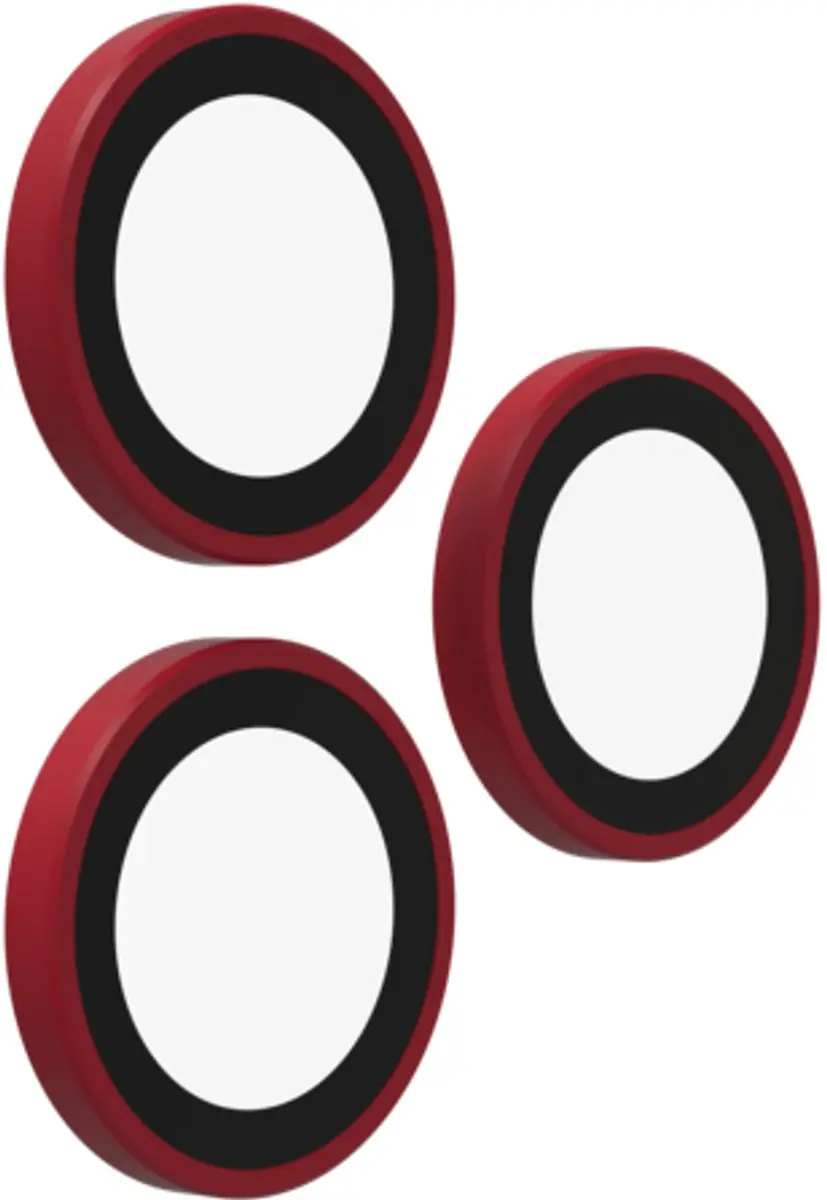 ZAGG Glass Elite Camera Rings iPhone 15/16 Pro - Roze
