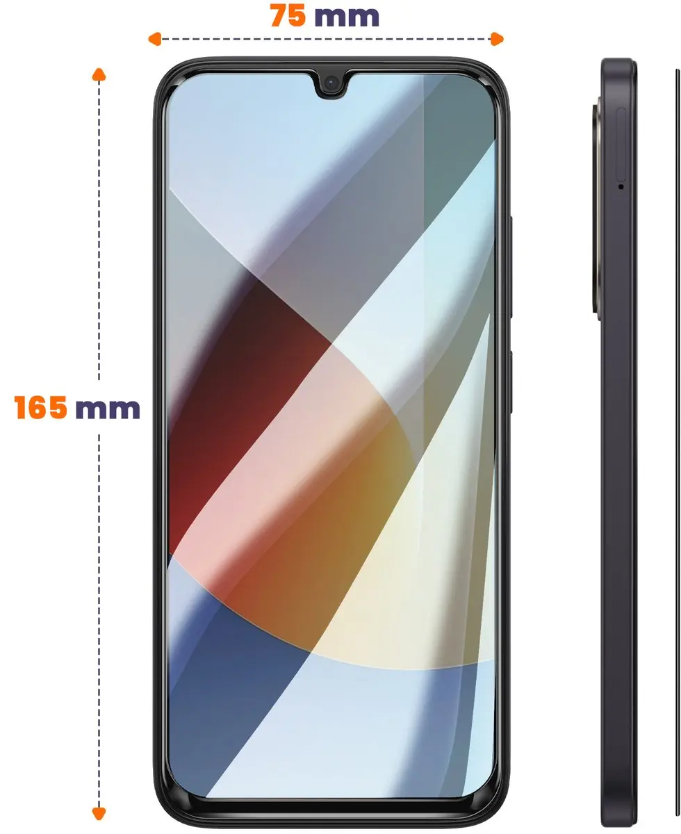Imak Pro Plus Screenprotector Xiaomi Redmi A7 Pro - Zwart/Transparant