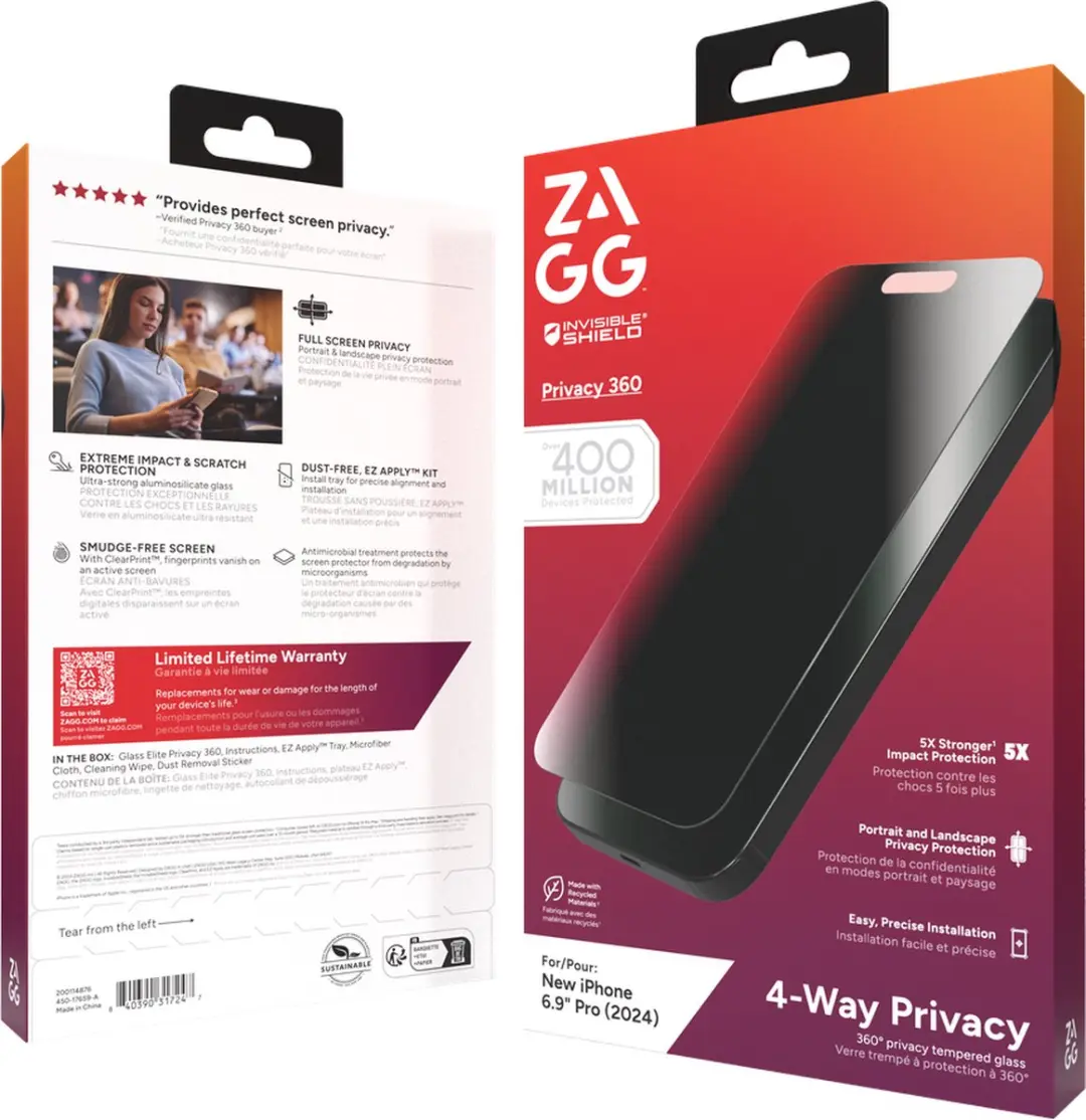 ZAGG InvisibleShield Glass Elite 200114877 - iPhone 16 Pro Max