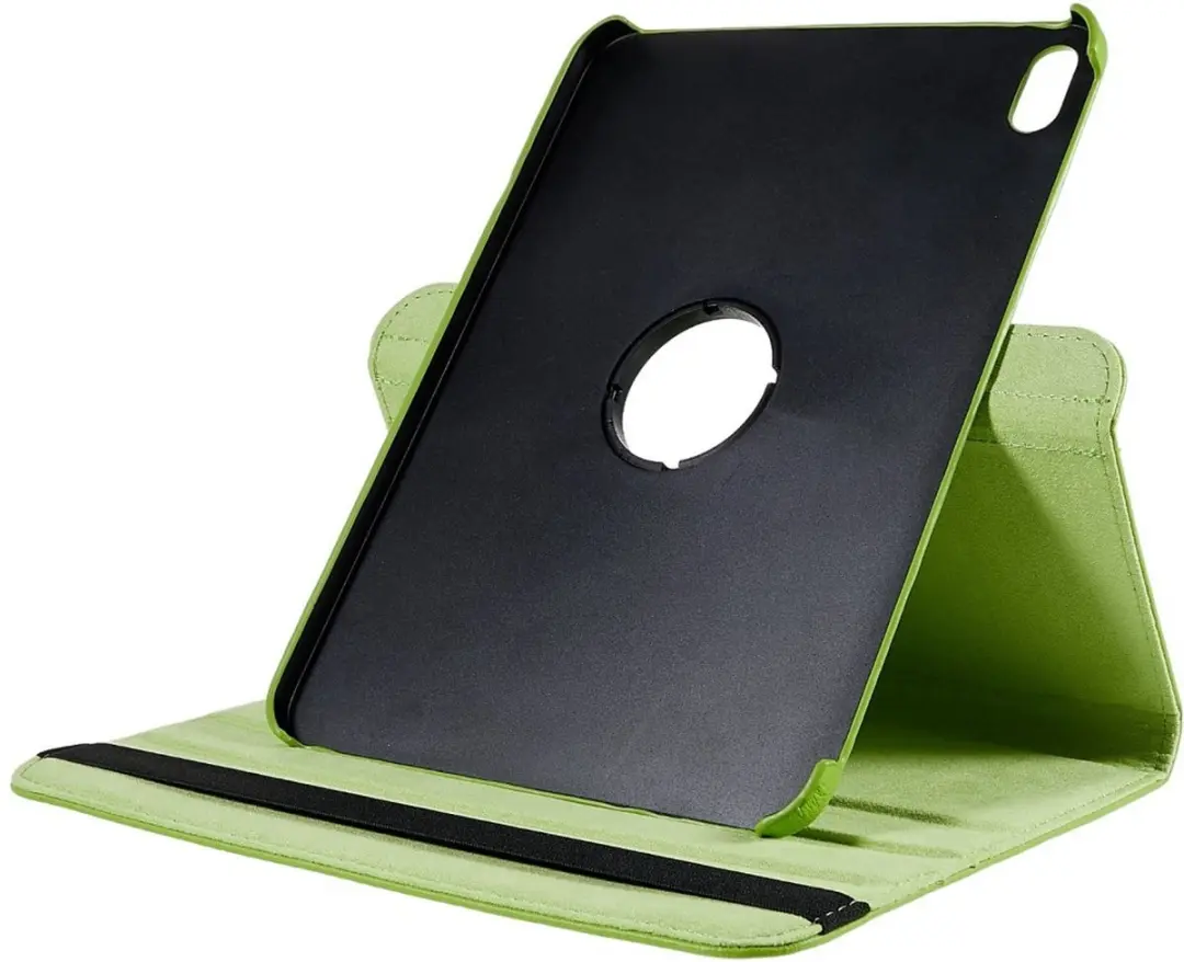 Caseme Coverup Tablethoes iPad 10.9 2022/2025 - 360° Draaiend - Groen