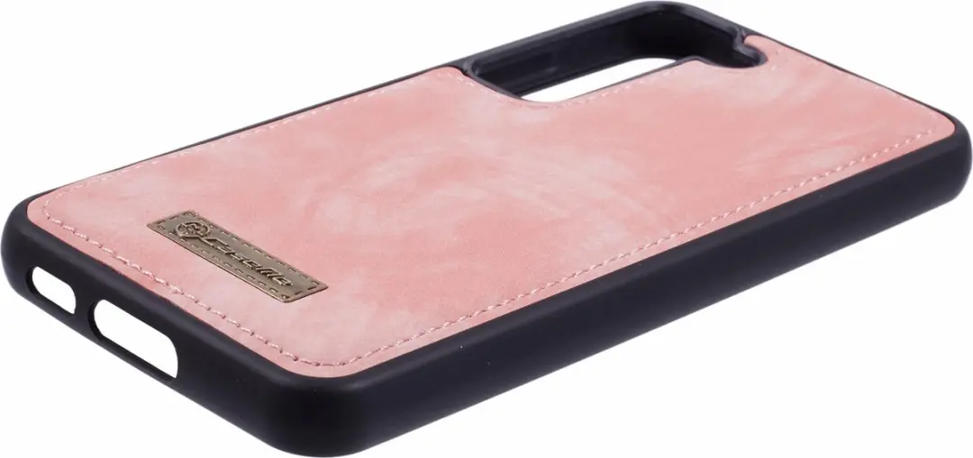 Caseme Hoesje Samsung Galaxy S23 Lichtroze - 8 Pasjes
