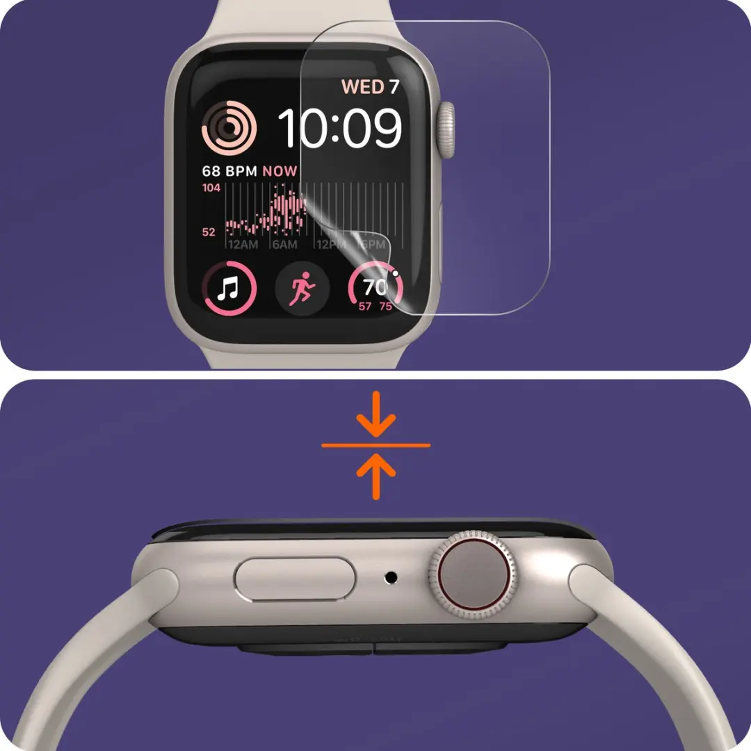 Imak Screenprotectors Apple Watch SE 40mm - Transparant