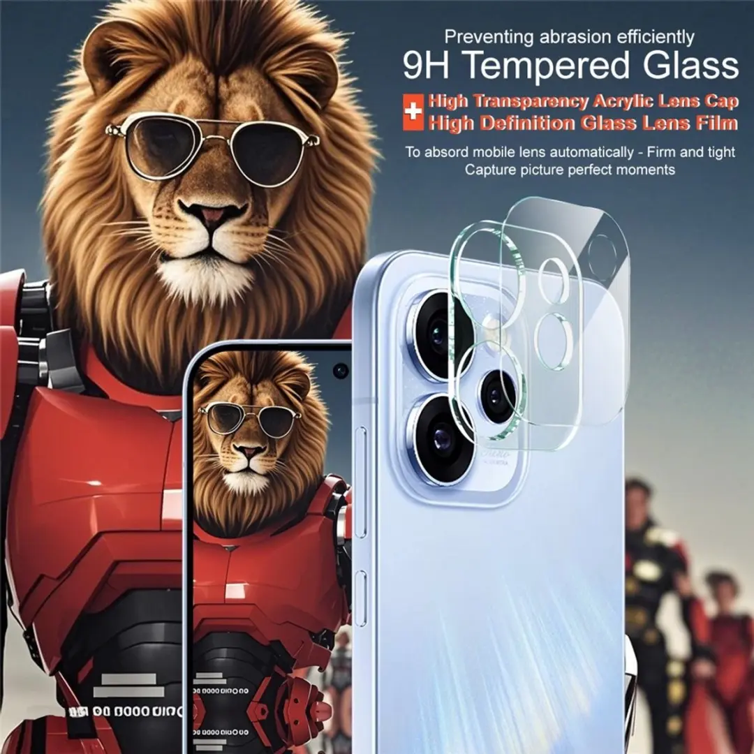 Imak 9H Tempered Glass Camera Lens Protector - OPPO Reno 15 Pro - Transparant