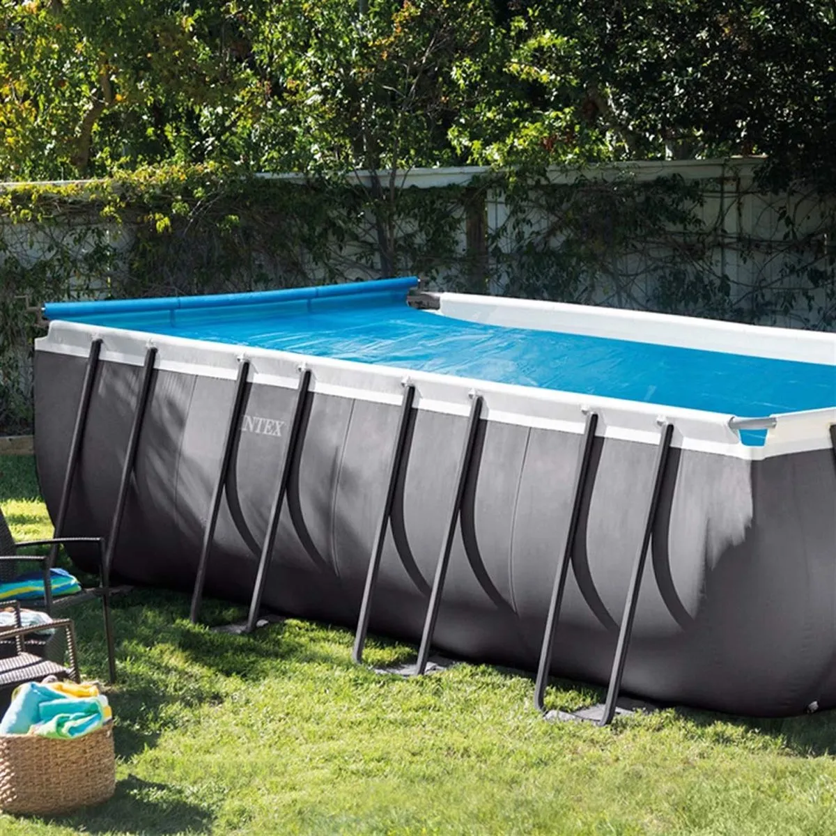 Intex Solar Afdekzeil Reel - Zilver