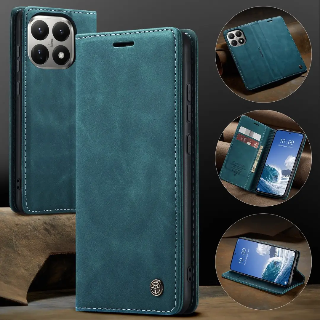 Caseme 013 Book Case Hoesje Xiaomi 15T - Blauw