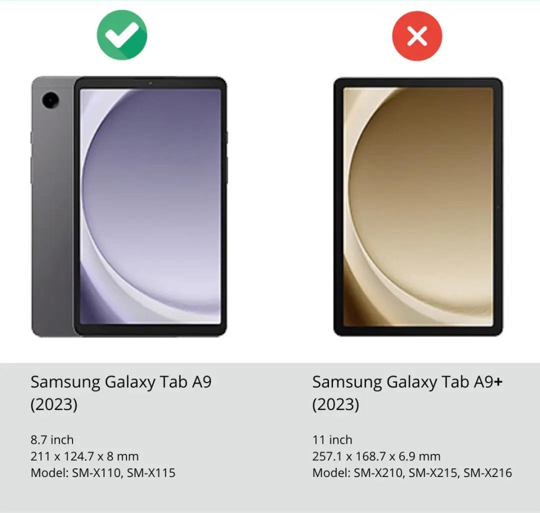 Dux Ducis X810-58 Toetsenbordhoes Samsung Galaxy Tab A9 - 12.4" - Zwart