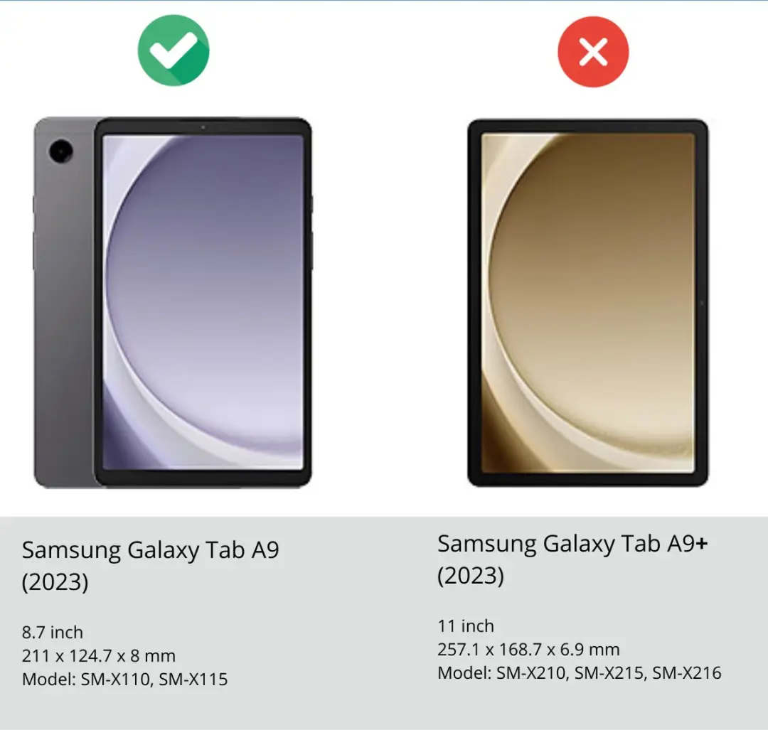 Dux Ducis X810-58 Toetsenbordhoes Samsung Galaxy Tab A9 - 12.4" - Zwart