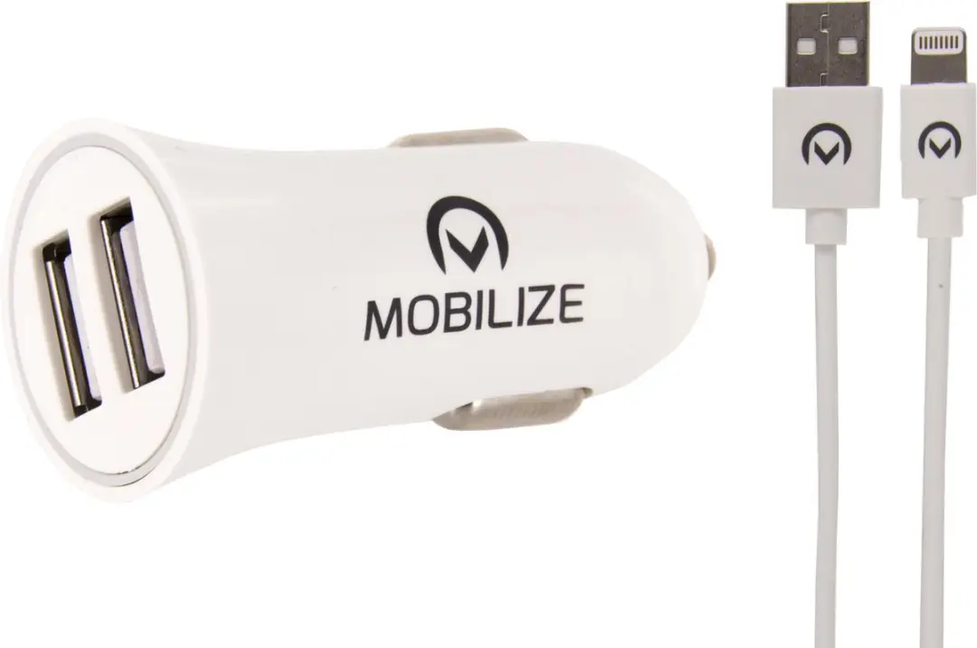 Mobilize Dual USB Autolader 24W