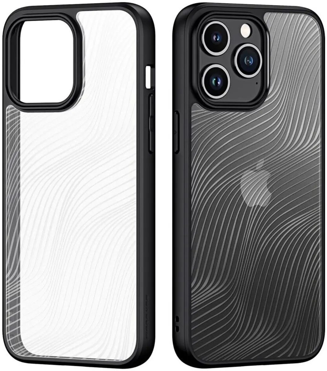 Dux Ducis Aimo Series iPhone 15 Pro Hoesje - Zwart