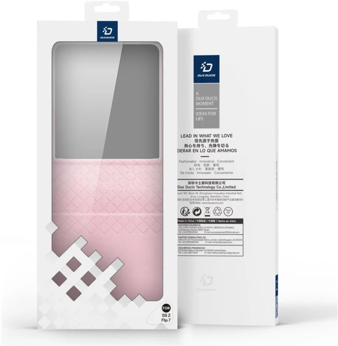 Dux Ducis Hoesje Samsung Galaxy Z Flip 7 - Roze