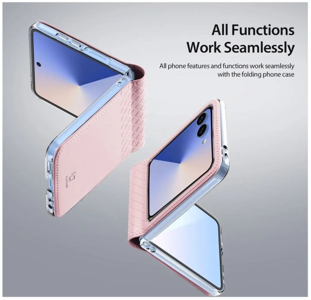 Dux Ducis Hoesje Samsung Galaxy Z Flip 7 - Roze - afbeelding 6 van 6