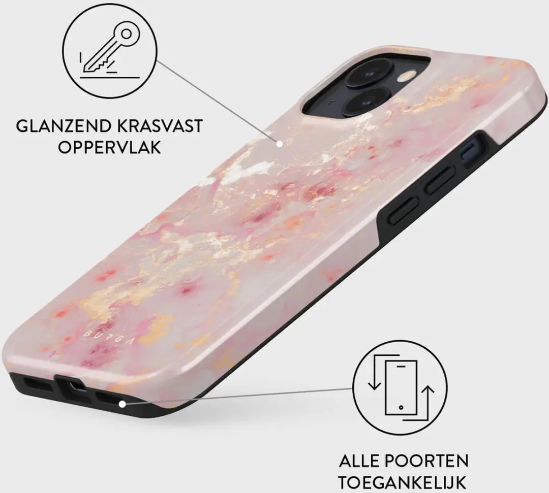 Burga Tough Case iPhone 16 Pro Max - Gouden Coral - ME_05_IP16PROMAX_TH