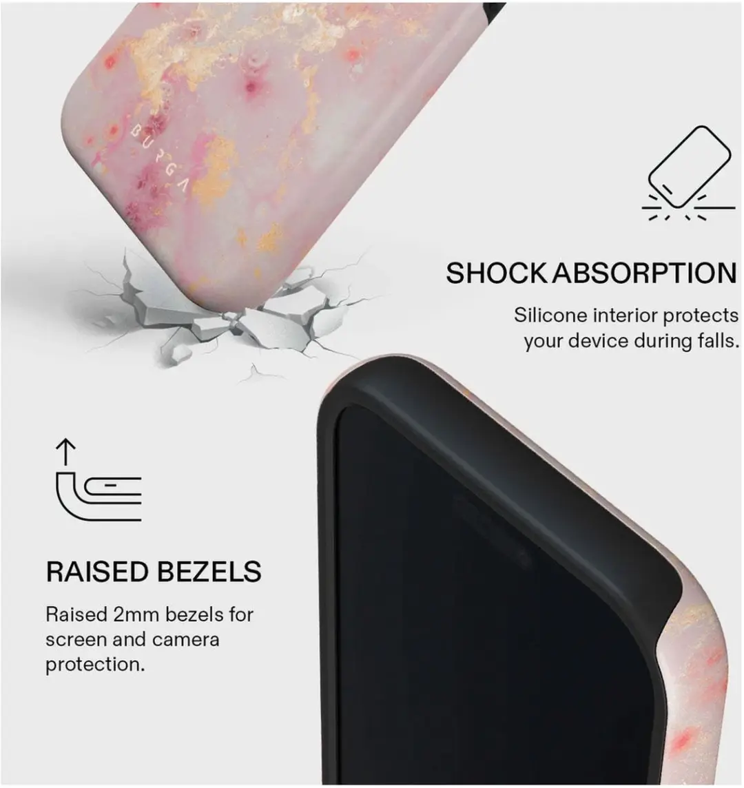 Burga Tough MagSafe Hoesje iPhone 17 Pro - Gouden Coral