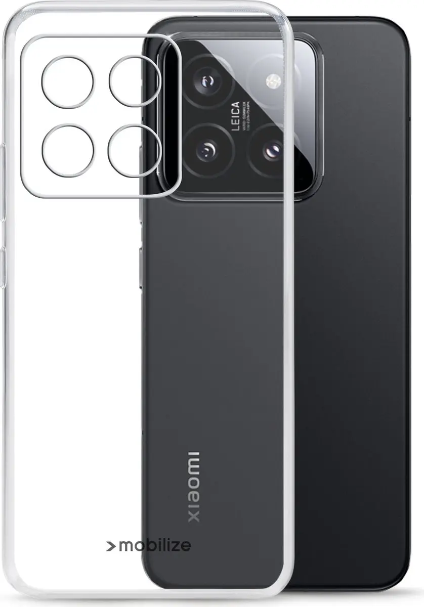 Mobilize MOB-GCC-XMI14 Telefoonhoesje - Xiaomi 14 - Transparant