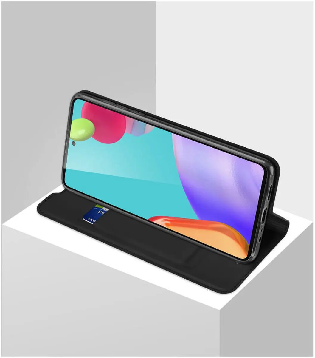 Dux Ducis Skin Pro Book Wallet Case A526F05495601 - Samsung Galaxy A52/A52s - Zwart